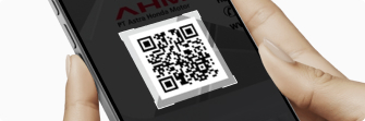 Arahkan QR ke area scan